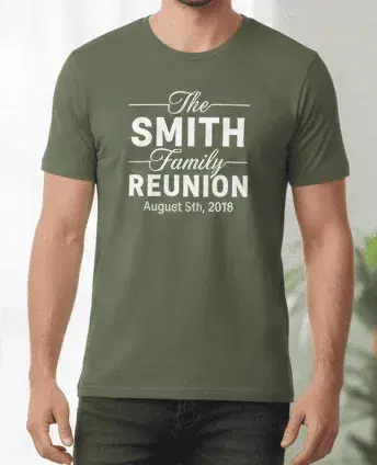 Family Reunion t shirt - Same Day Custom 
