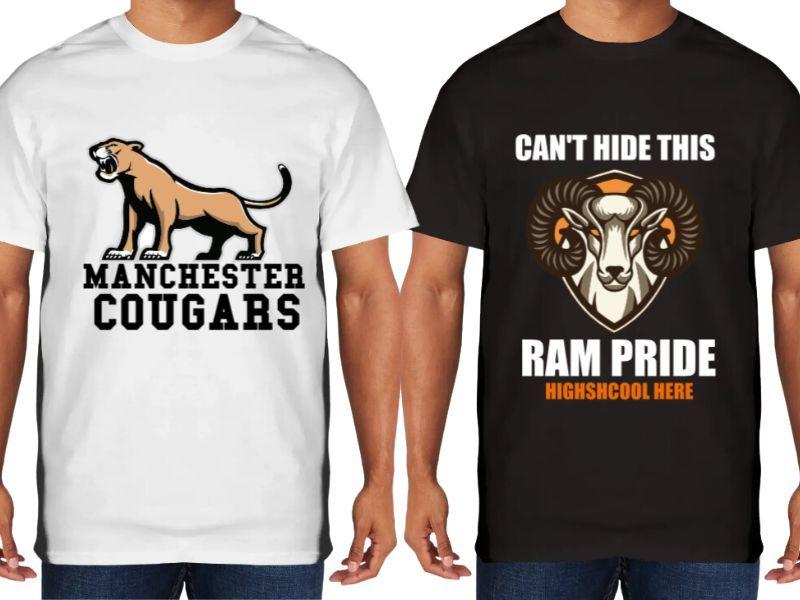 Custom Mascot Shirts From Same Day Custom