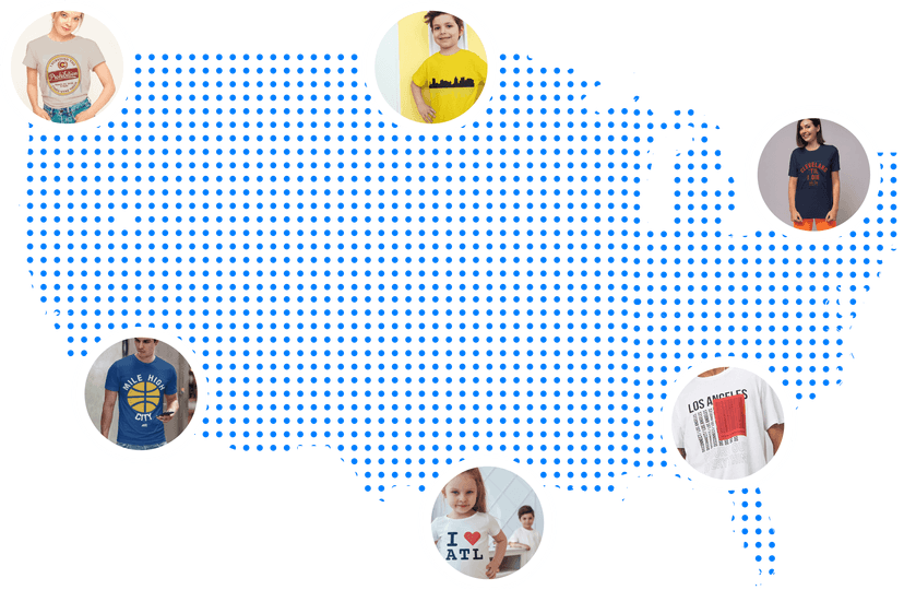 Find Local T-Shirt Print Location or Store Near Me