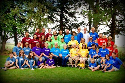 Sample of our Local Custom Family Reunion T-Shirts