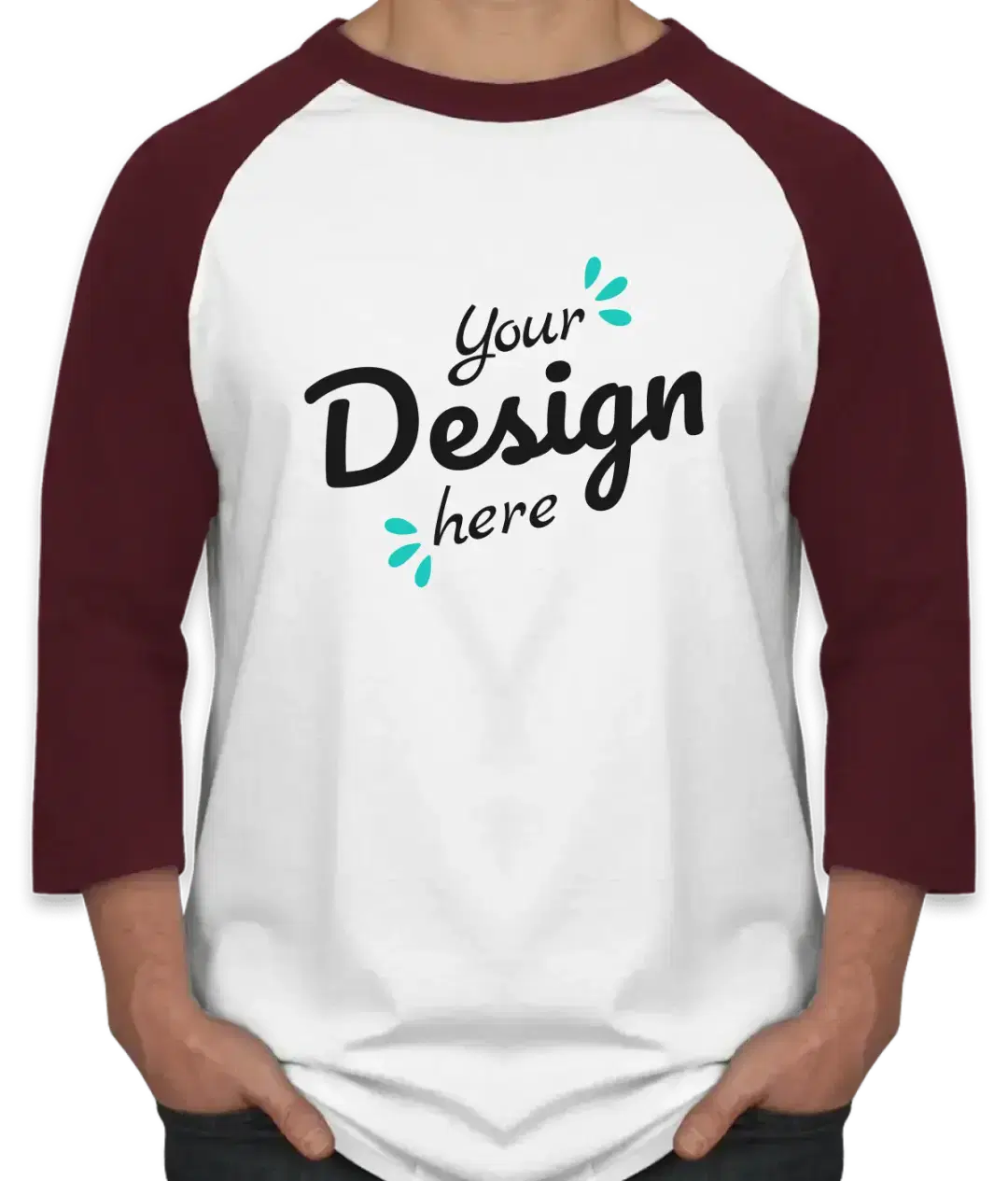 Champion Baseball Raglan Oxford:Scarlet T-shirt.webp Champion Baseball Raglan Oxford:Scarlet T-shirt.webp