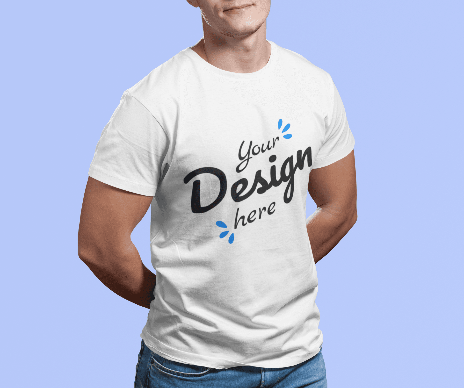 Design Same Day Custom Short Sleeve T-shirts Online