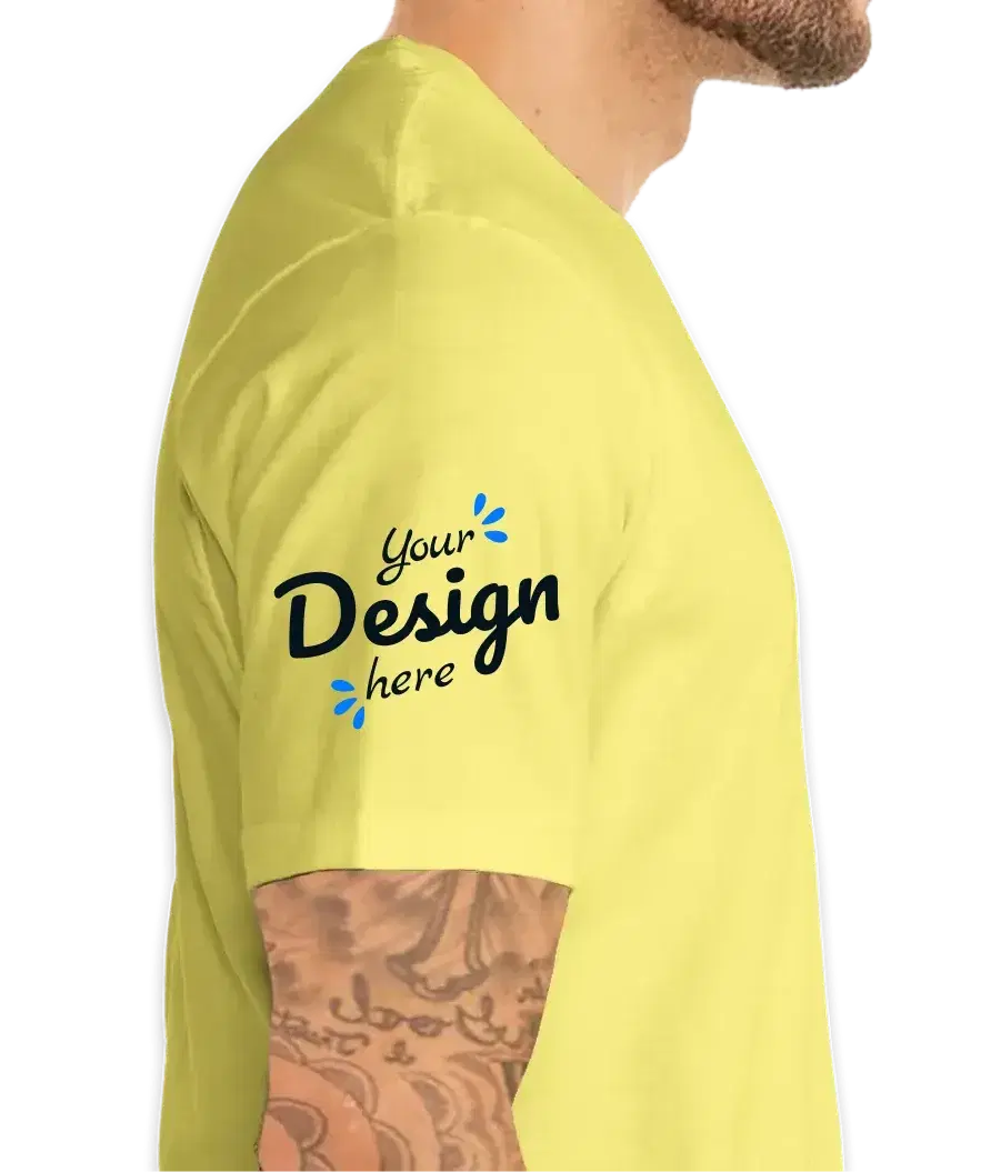 Adult Unisex Bella + Canvas Jersey Premium Yellow T-shirt Adult Unisex Bella + Canvas Jersey Premium Yellow T-shirt