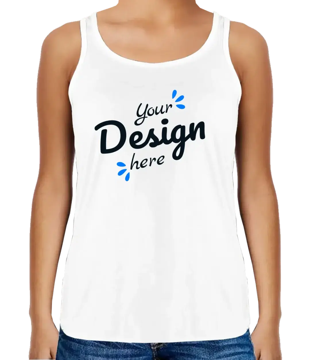 Ladies Premium Racerback Black Tank Ladies Premium Racerback Black Tank