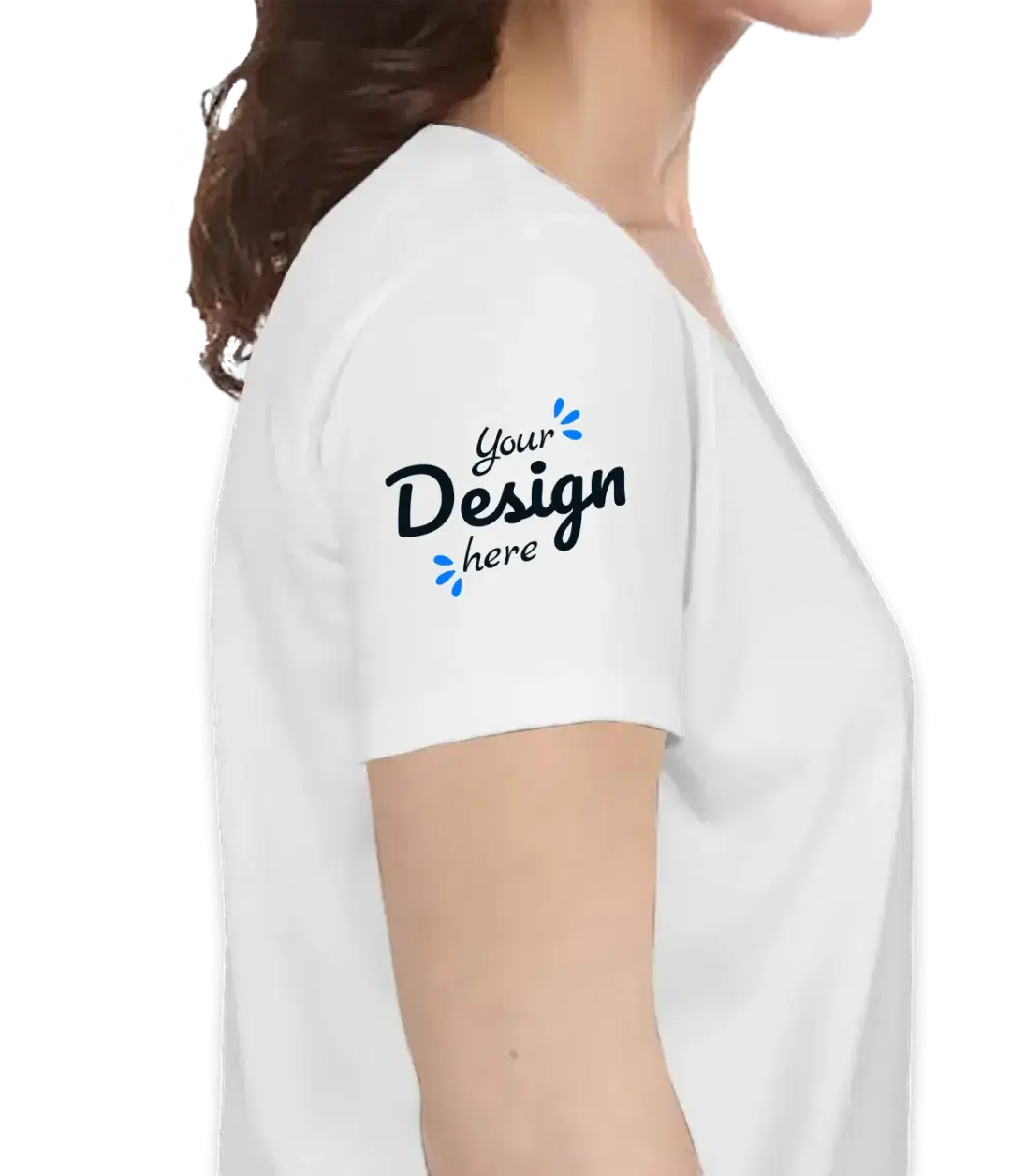 Ladies Softstyle Fit V-Neck Coral Silk T-Shirt.webp Ladies Softstyle Fit V-Neck Coral Silk T-Shirt.webp