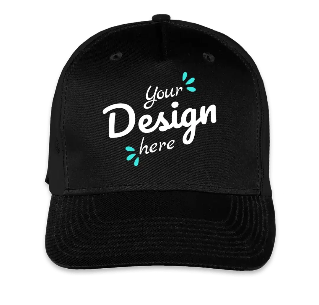 Port Authority Five-Panel Snapback Trucker Hat Black.webp Port Authority Five-Panel Snapback Trucker Hat Black.webp