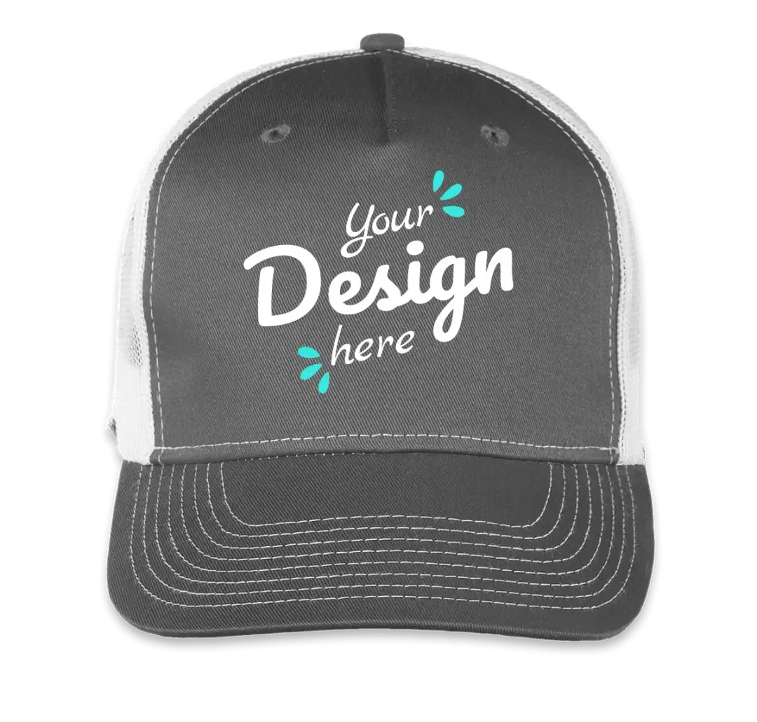 Port Authority Five-Panel Snapback Trucker Hat Navy Grey.webp Port Authority Five-Panel Snapback Trucker Hat Navy Grey.webp