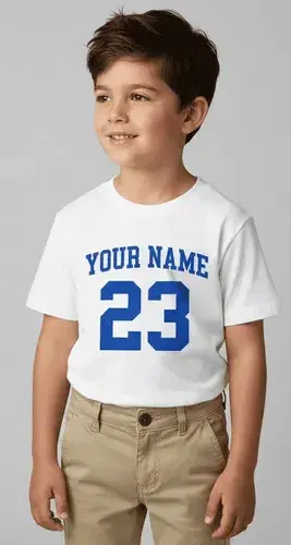 Custom Team T-shirts Vinyl Names with Numbers from Same Day Custom Custom Team T-shirts Vinyl Names with Numbers from Same Day Custom