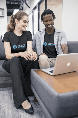 Modern t-shirt with a sleek, minimalist tech startup logo, possibly an abstract symbol and designed initials Modern t-shirt with a sleek, minimalist tech startup logo, possibly an abstract symbol and designed initials